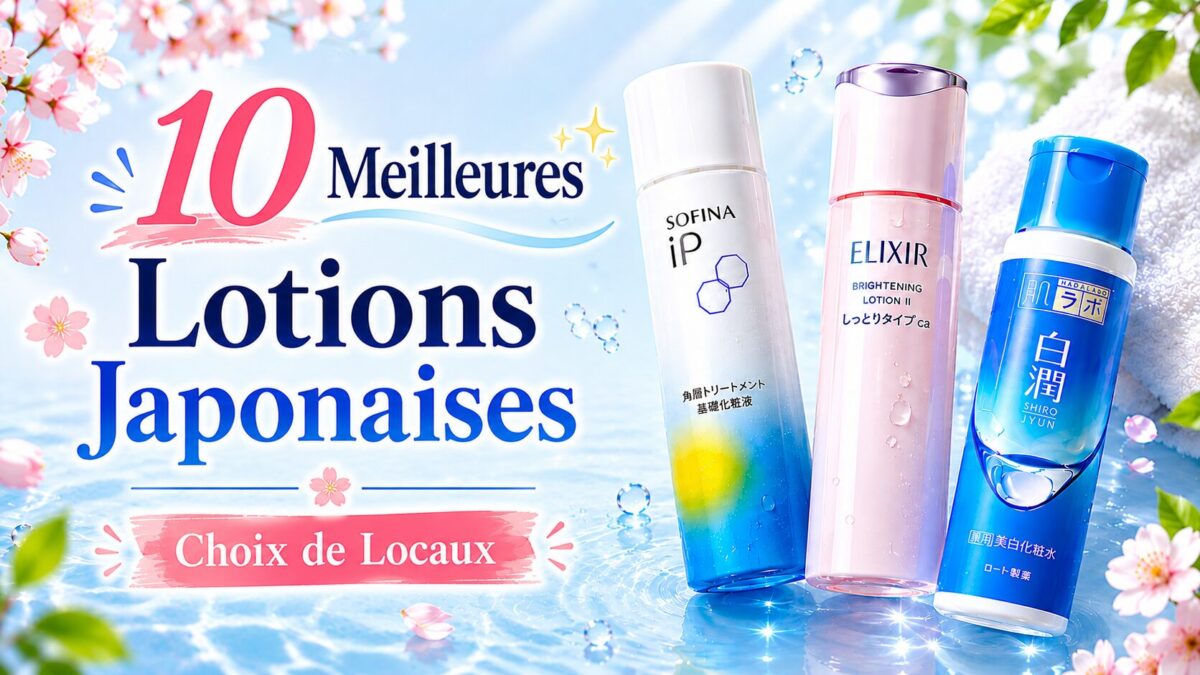 Les 10 meilleures lotions toniques japonaises à acheter sur place | sélection d'un local