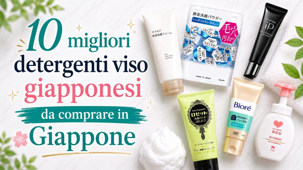 10 migliori detergenti viso giapponesi da comprare in Giappone