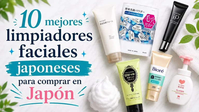 10 mejores limpiadores faciales japoneses para comprar en Japón