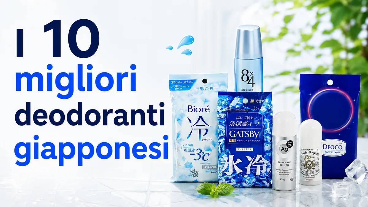 I 10 migliori deodoranti e salviette anti-sudore del Giappone | Consigliati dalla gente del posto
